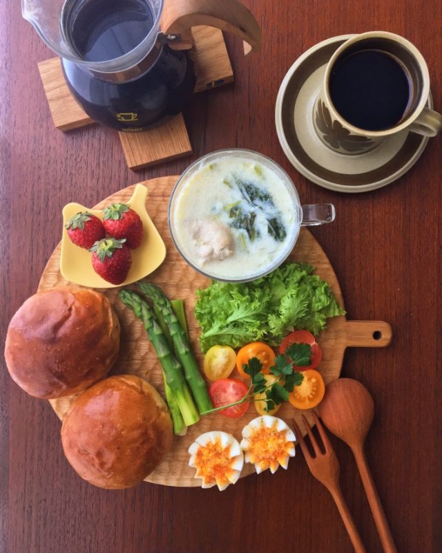 ワンプレート朝ごはん