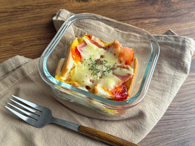 お手軽「食パンキッシュ」