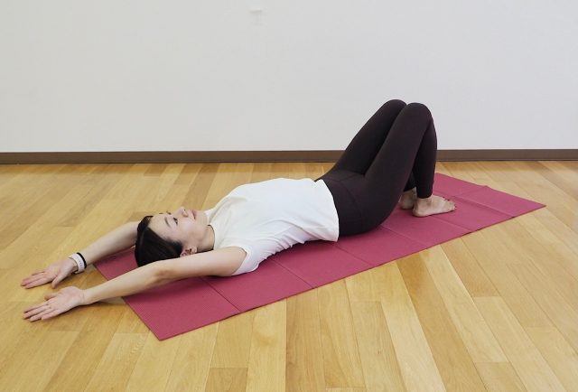 「朝のストレッチ」