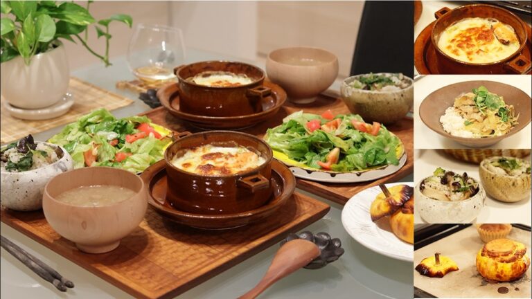 40代主婦の秋の簡単レシピ|鮭グラタン・かぼちゃケーキ・お昼ご飯【料理Vlog】