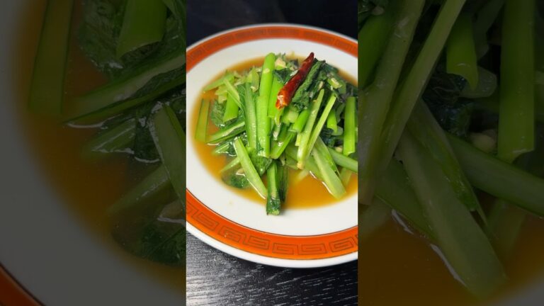 これを覚えれば小松菜がお店レベルになるわよ！！強火で炒めない小松菜の青菜炒めの作り方 #PR #味の素KK