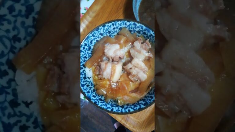 男飯☺️自家製チャ～シュ～丼😋✨　#自家製　#チャーシュー　#どんぶり