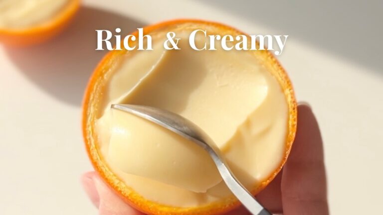 【材料4つ】オレンジと生クリームでつくるとろけるスイーツ。ジュースで作れるのか検証！