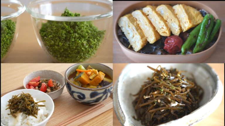 【穂じそ・しそ昆布佃煮】日本の食卓｜一汁一菜｜のり弁｜穂じその長期保存