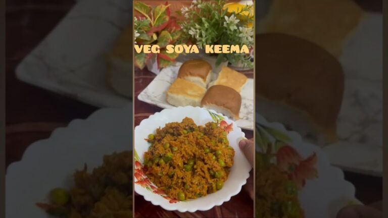 must try veg soya keema recipe #easy recipe #simple #yt#shorts#feed.#reels#cooking #bon appetite #yt