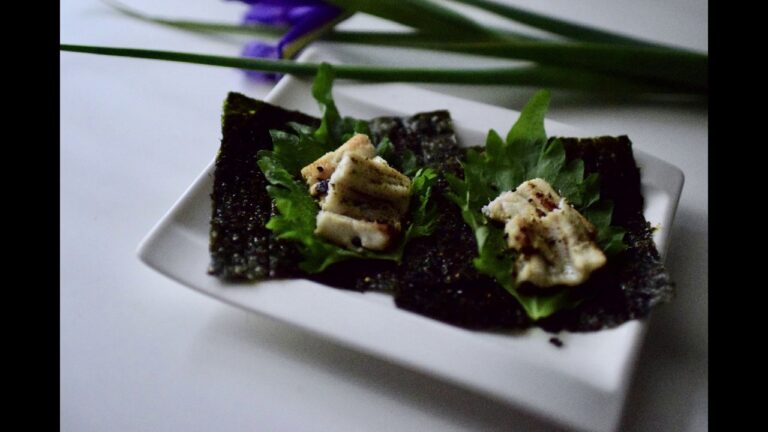 【免疫力アップさせる簡単レシピ】あなごの白焼きのり巻き