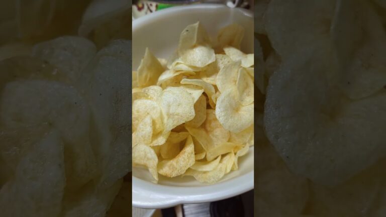 【カルビーのり塩ポテチ】完全再現してみました！　　#homemadechips #potatichips #norishio #ポテトチップス #のり塩
