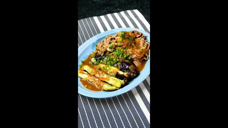 【もう、毎日なすがいい♡】「家族全員がどハマりした！」簡単絶品おかずレシピ Collaboration With DAIGOも台所 / Beef Shabu-Shabu with Eggplant