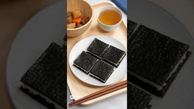 横澤夏子の“のりサンドおにぎり”が神アイデア！1枚ののりを折りたたむだけでラクうまお弁当｜夫が寝たあとに
