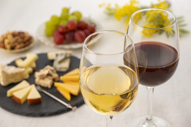 ワインとチーズ