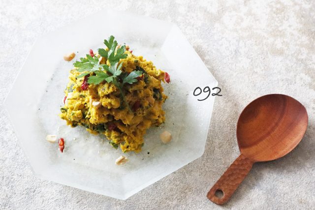 かぼちゃとナッツのデリ風サラダ