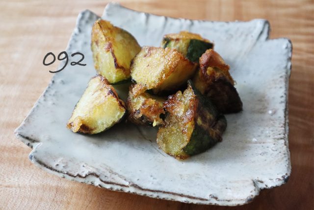 ズッキーニのカリッと竜田揚げ焼き