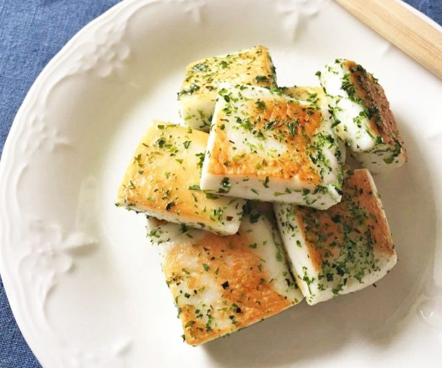 はんぺんのバター醤油炒め