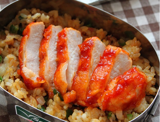 鶏むね肉のステーキ・ケチャップ甘酢