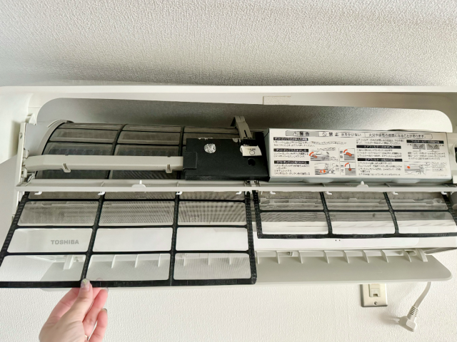 エアコンの内部