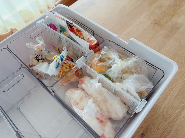 伸縮野菜・冷凍庫トレー ワイド