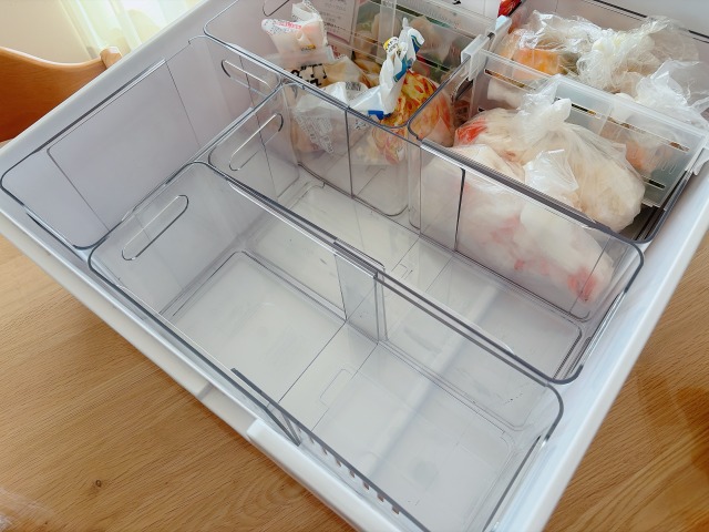 伸縮野菜・冷凍庫トレー スリム