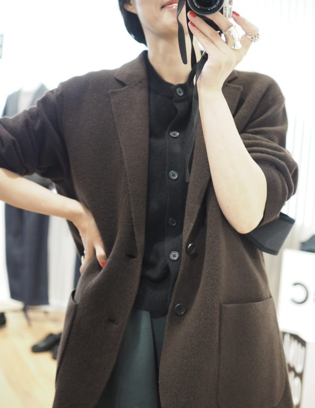 ニットジャケット