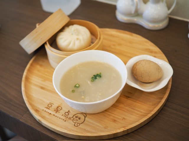 お粥のAセット(¥970)