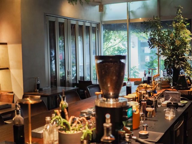 i2 cafe カウンター席