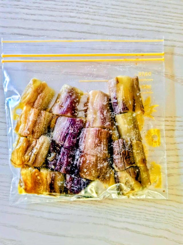 冷凍焼きナス