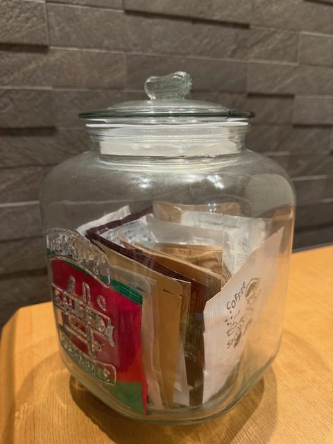 瓶の中にドリップコーヒー