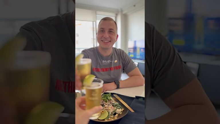 さっぱりクリーミー🦐エスニックえびといんげんのサラダ