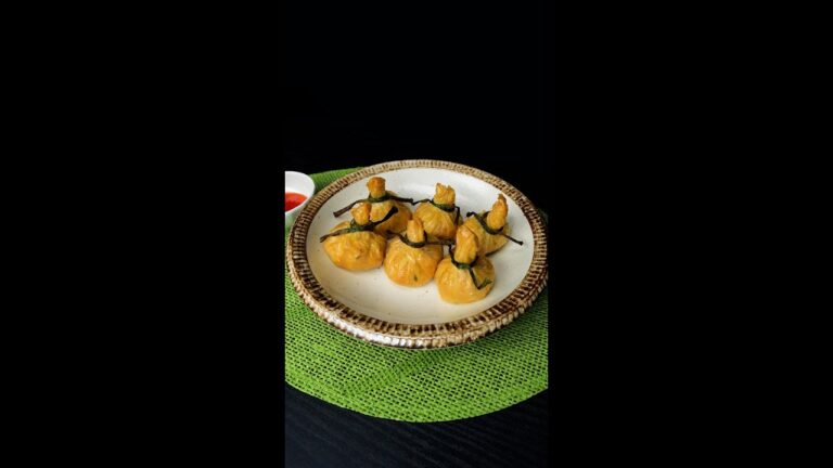 【揚げないのにこの満足感】「外パリ中ふわ♡」「冷めてもおいしい！」豆腐たっぷり巾着ライスペーパーで鶏つくね焼き / Chicken Balls with Rice Paper Wrappers