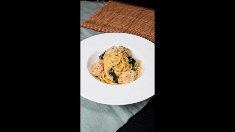 【白子とほうれん草のパスタレシピが優勝】「とろける海のウマみ」罪深いほどクリーミーで濃厚な大人のクリームパスタ / 'SHIRAKO' Creamy Pasta