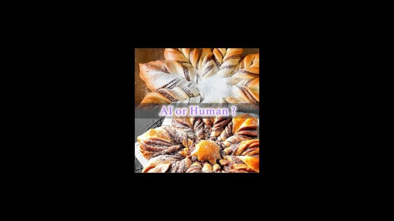 【AIの完璧料理に勝てる？】どっちがAI？当ててみて！再現してみたら意外な結末に… / Snowflake Bread