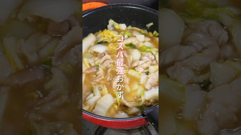 もはや飲み物です。白菜と激安豚こま肉で感動の美味しさ「うま煮豚こま白菜」 #shorts #料理 #簡単レシピ もはや飲み物です。白菜と激安豚こま肉で感動の美味しさ「うま煮豚こま白菜」 #shorts #料理 #簡単レシピ