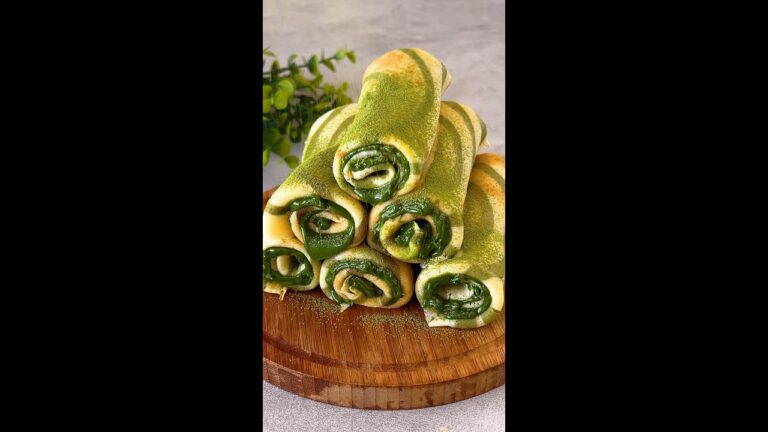 【ウチではケーキより人気です】フライパンに「ぐるぐる」するだけ!お店級の抹茶クレープロールのレシピ / Matcha Crepe Roll 【ウチではケーキより人気です】フライパンに「ぐるぐる」するだけ!お店級の抹茶クレープロールのレシピ / Matcha Crepe Roll