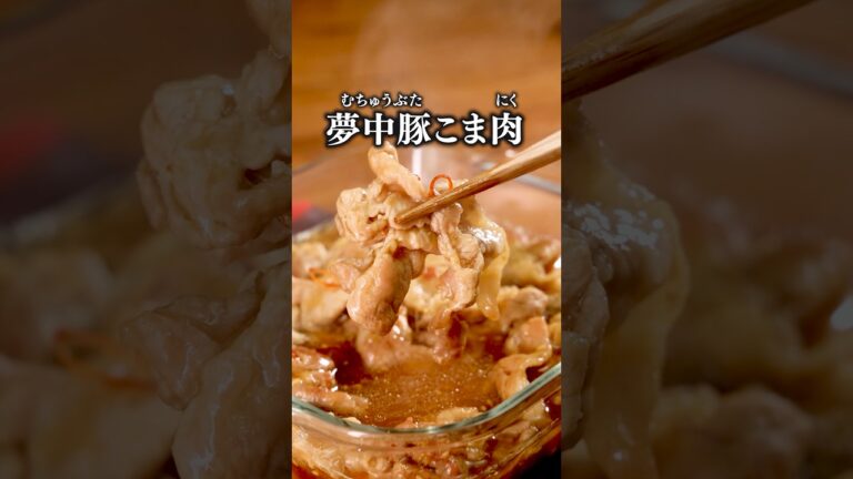 助けてください。箸が止まりません。「ジューシー豚こま(夢中豚こま)」 詳しいレシピは概要欄をチェック!#簡単レシピ #男飯 助けてください。箸が止まりません。「ジューシー豚こま(夢中豚こま)」 詳しいレシピは概要欄をチェック!#簡単レシピ #男飯