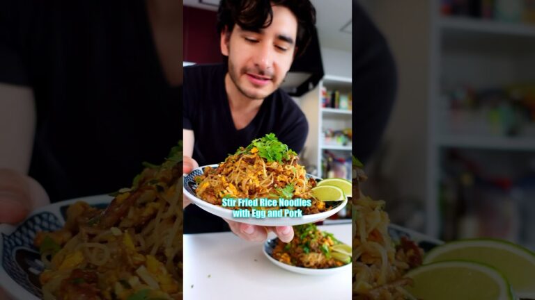 シンプルでたまらないほど美味しい米麺炒め！