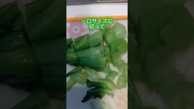 世界一美味いおつまみ　チンゲンサイ編　#チンゲン菜 #おつまみ #おつまみレシピ #ビール