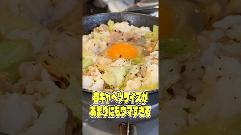 旬のキャベツが一番美味しくいただける春キャベツライスがあまりにもウマすぎる #PR #ヤマサ