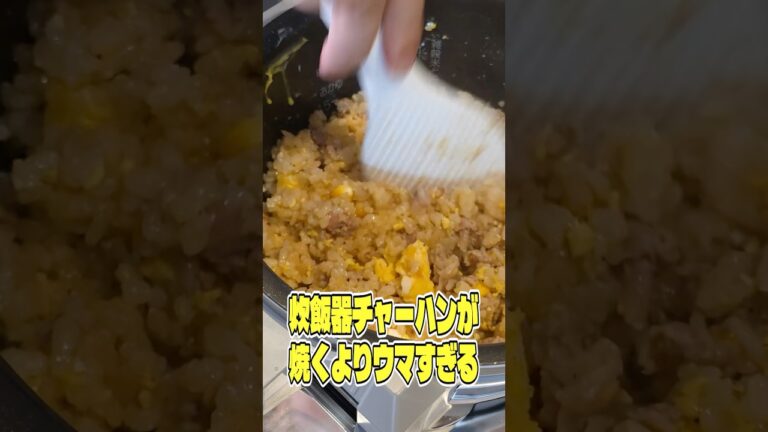 これガチで炒めるよりウマいです!炊飯器で作る炊飯器チャーハンが焼くよりウマすぎる! #shorts #リュウジ #炒飯 #炊飯器 #チャーハン #レシピ #料理 #バズレシピ これガチで炒めるよりウマいです!炊飯器で作る炊飯器チャーハンが焼くよりウマすぎる! #shorts #リュウジ #炒飯 #炊飯器 #チャーハン #レシピ #料理 #バズレシピ