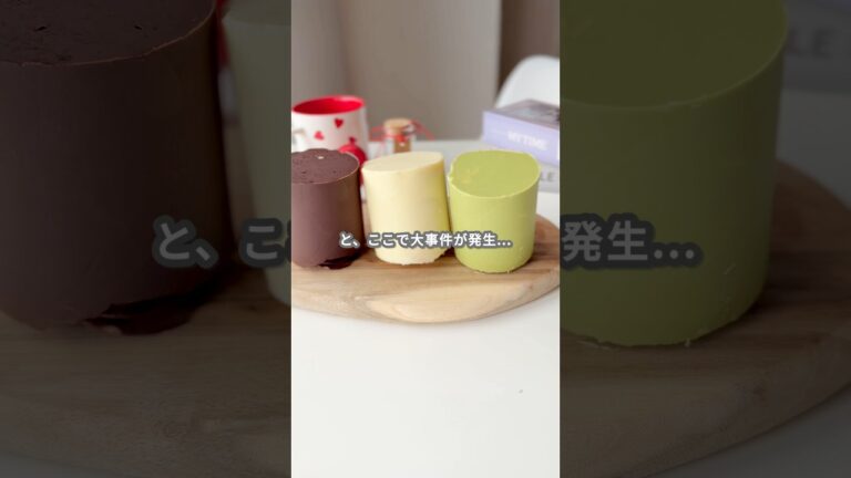 【簡単スイーツ】プリングルズチョコレート（ブラック、ホワイト、抹茶Ver.）の作り方 #shorts