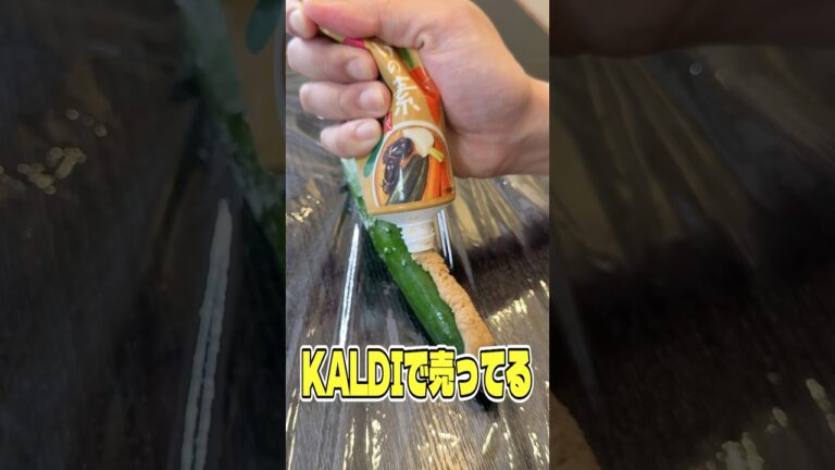 KALDIで売ってるどんなものでもぬか漬けにしてしまう魔法の調味料がやばすぎた #shorts #リュウジ #カルディ #KALDI #ぬか漬け #商品紹介 #レビュー #バズレシピ