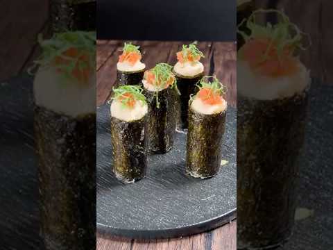 ポテトをパリパリ海苔パイプに入れたらヤバいのできた！#shorts