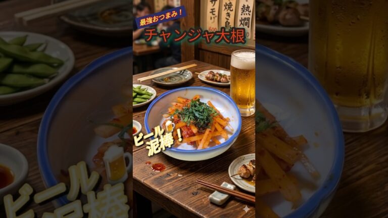 【家飲み】ビールが止まらない！絶品「チャンジャ大根」の超簡単レシピ