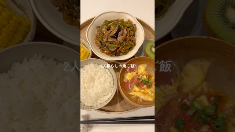 野菜たっぷりご飯が進むチャプチェ🤤🍆🫑🥕 #料理 #簡単レシピ