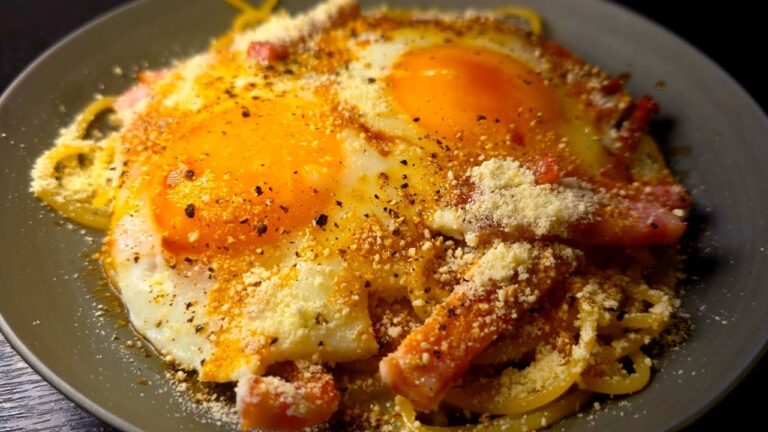 カルボナーラ越えました。目玉焼きパスタが絶賛の嵐でした カルボナーラ越えました。目玉焼きパスタが絶賛の嵐でした