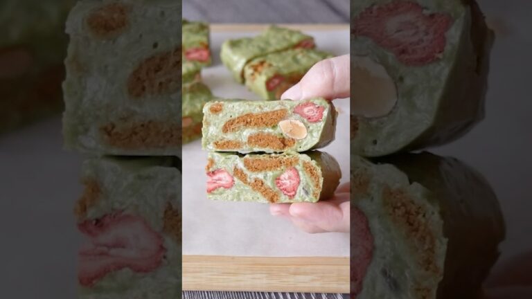 【もっちり×ザクザク食感】人気の映え韓国スイーツ「チョンドゥククッキー」 / Chewy Matcha Marshmallow Cookies 【もっちり×ザクザク食感】人気の映え韓国スイーツ「チョンドゥククッキー」 / Chewy Matcha Marshmallow Cookies