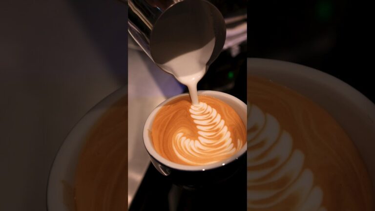 【プロの1杯】おいしくて美しい〜 ラテアートの世界☕️ / Satisfying Latte Art
