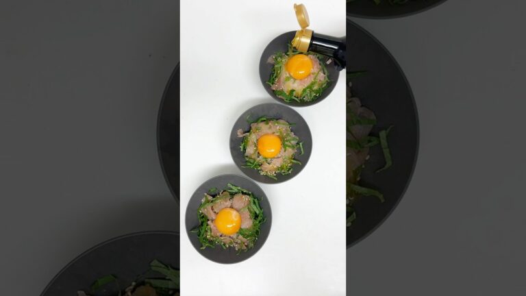 ささっとぱぱっとごはん｜生ハム丼