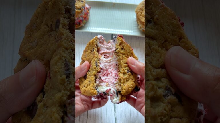 「かわいすぎて選べない」「お店みたい！」暑い日に食べたいアイスクッキーサンドレシピ / Ice Cream Cookie Sandwich